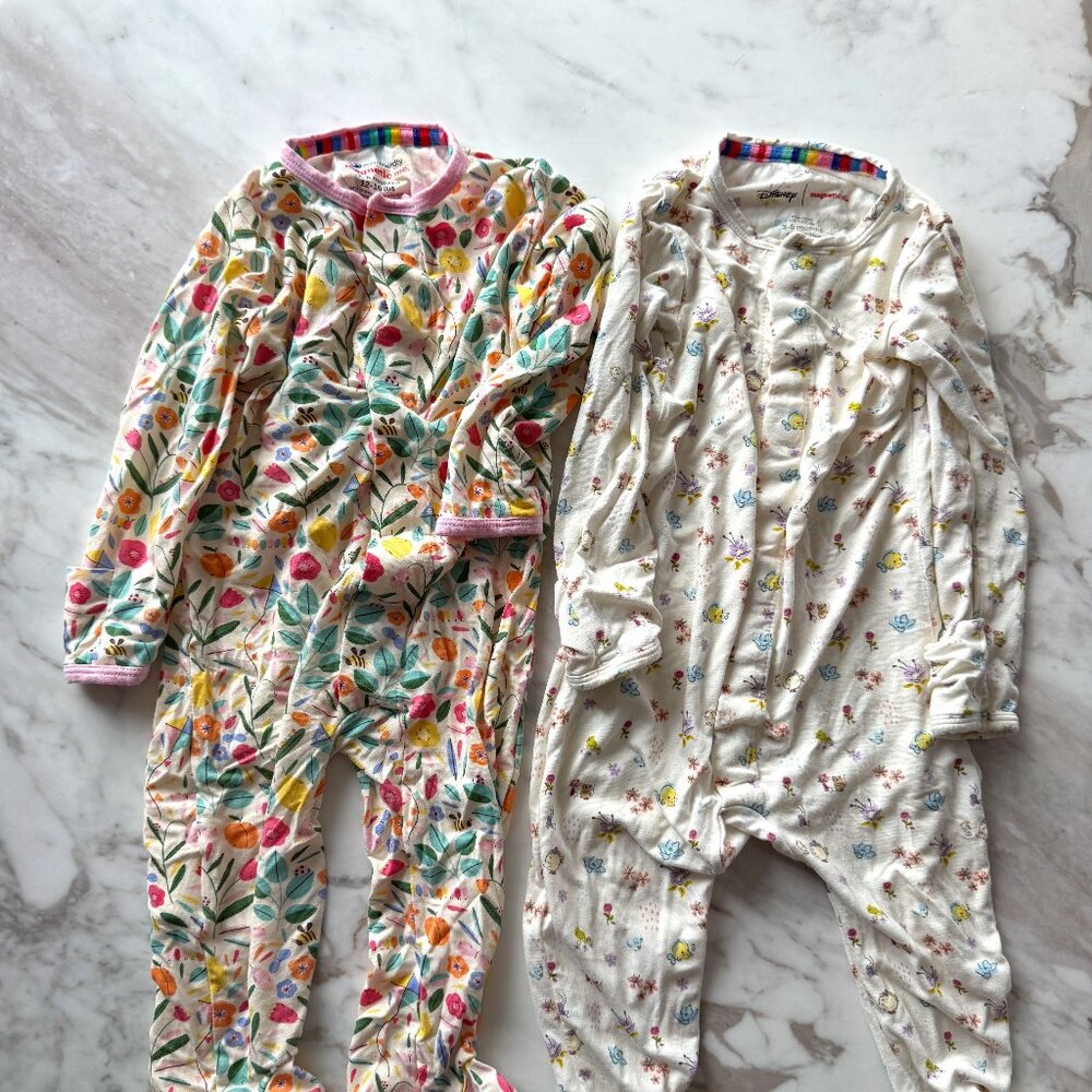 2 Magnetic Me Sleepers 3-6 Months